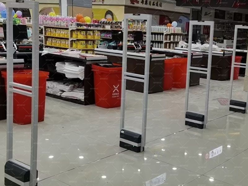 Il supermercato ha installato l'antifurto magnetico acustico Cubic Beauty AM8208