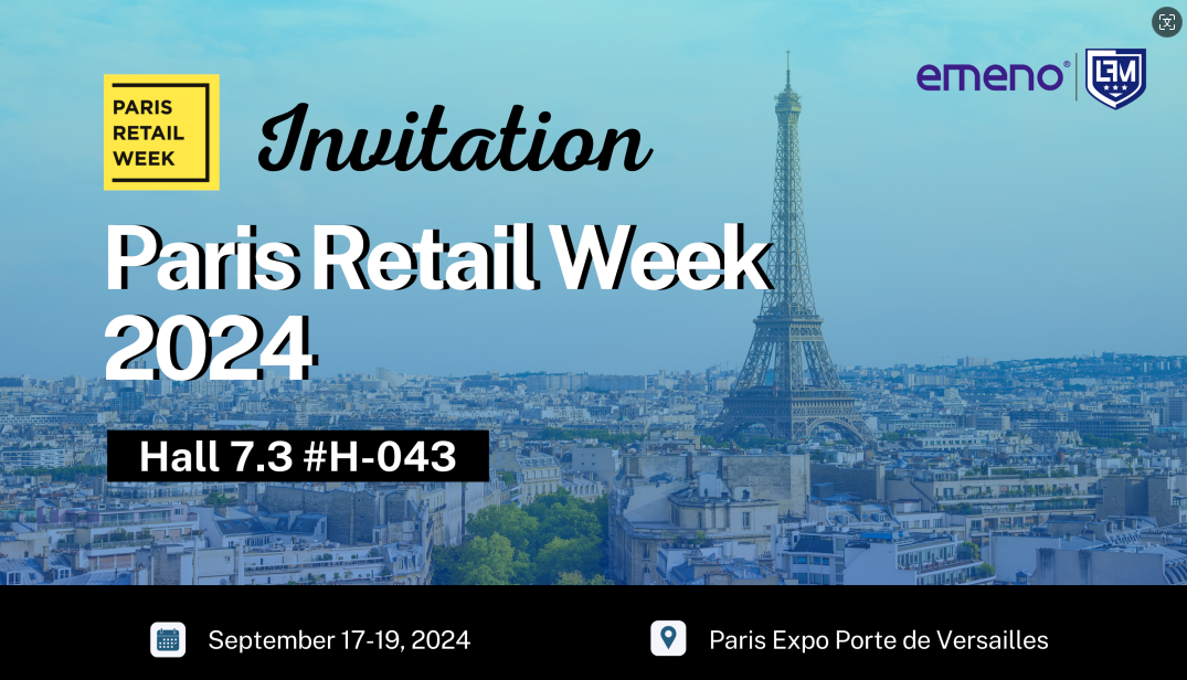 Saremo presenti alla fiera Paris Retail Week 2024